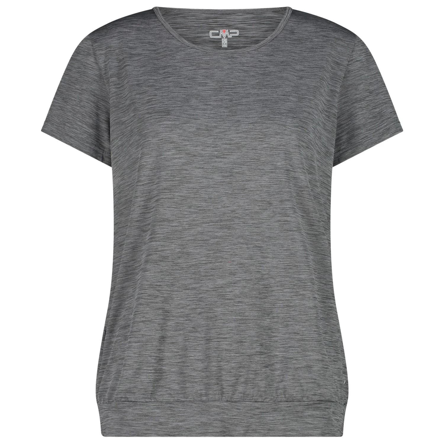 Дамска спортна тениска CMP Women's T-Shirt Round Neck Sport shirt - Antracite Melange