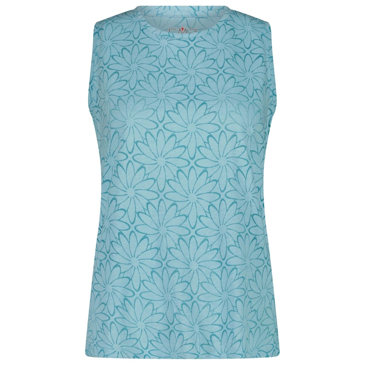 Дамски топ CMP Women's Top Floral Top - Lagoon