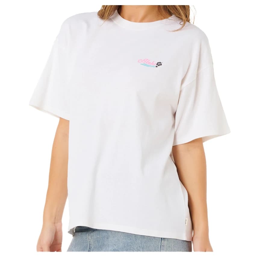 Дамска тениска Rip Curl Women's Aloha Heritage Tee T-shirt - Bone