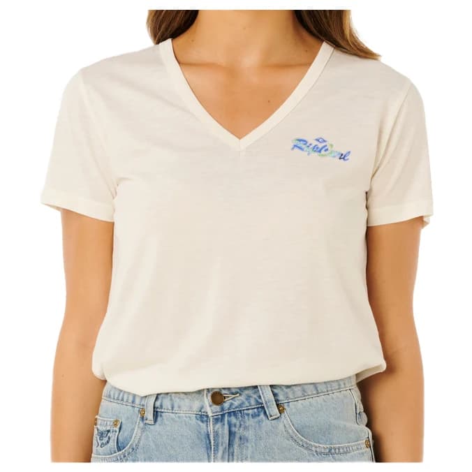 Дамска тениска Rip Curl Women's Layday Standard Tee T-shirt - Bone