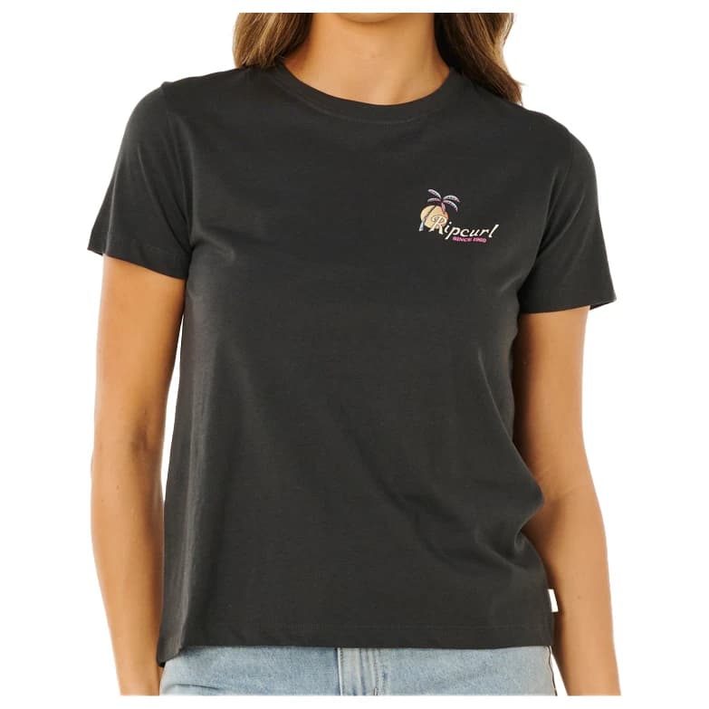 Дамска тениска Rip curl Women's Tide Line Standard Tee T-shirt - Washed Black