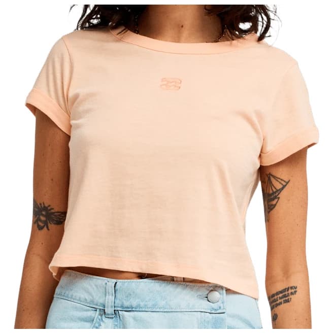 Дамска тениска Billabong Women's Daily Tee T-shirt - Soft Peach