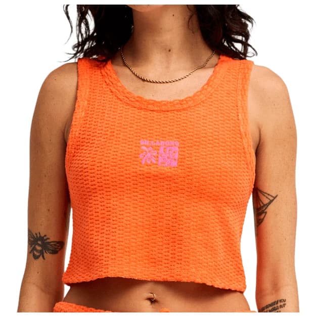 Дамски топ Billabong Women's Good Vibes Tank Top - Fusion Orange