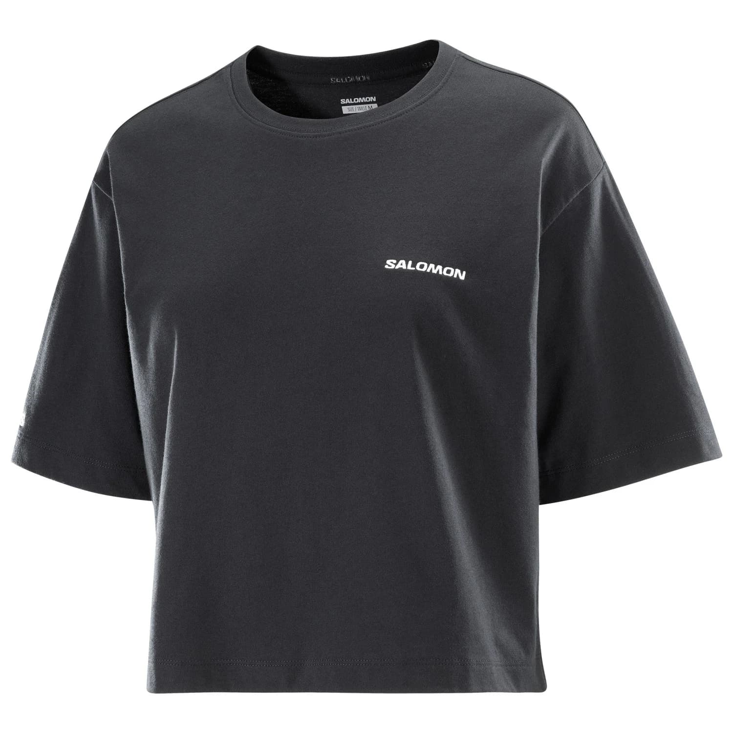 Дамска тениска Salomon Women's Short S/S Tee Relaxed T-shirt - Deep Black