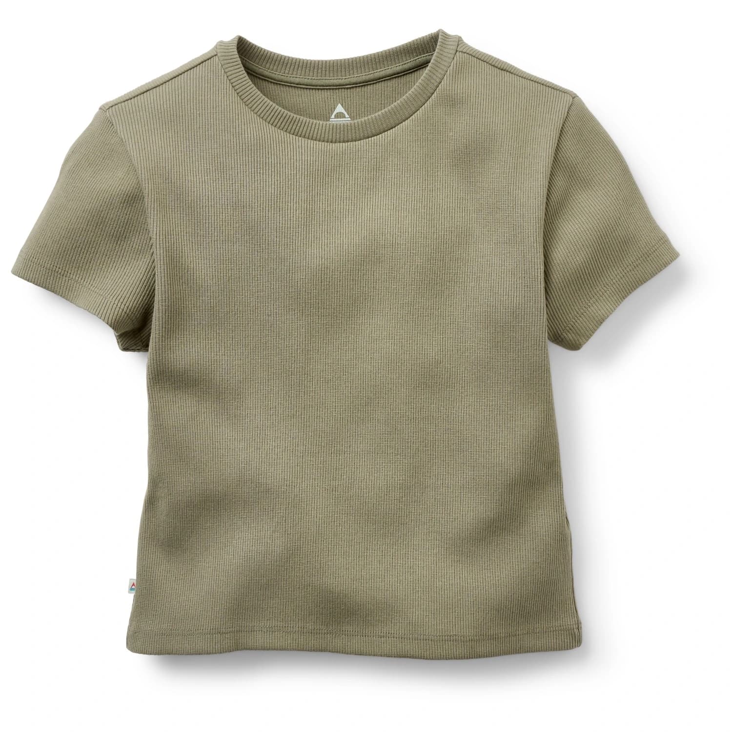 Дамска тениска Passenger Women's Out There Ribbed T-Shirt - Dusty Olive