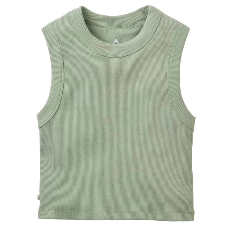 Дамски топ Passenger Women's Out There Ribbed Vest Top - Pistachio