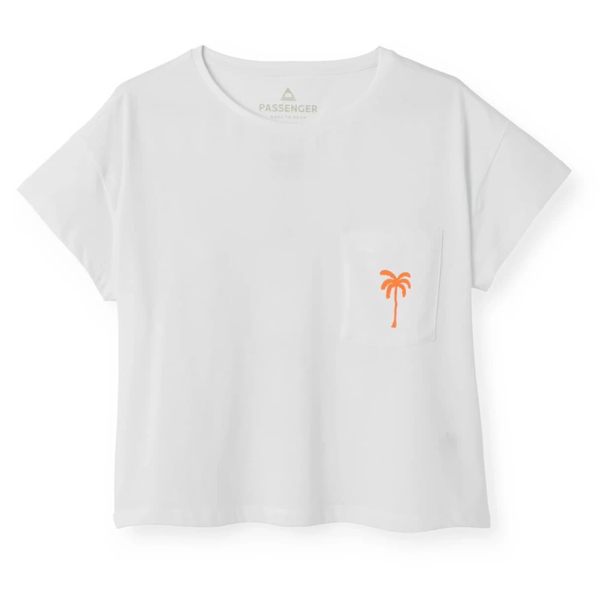 Дамска тениска Passenger Women's Stack Pocket T-Shirt - White
