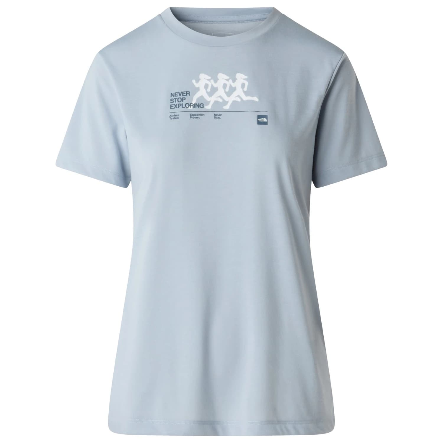 Дамска спортна тениска The North Face Women's Bitmap Silhouette Short Sleeves Tee Sport shirt - Frost Grey