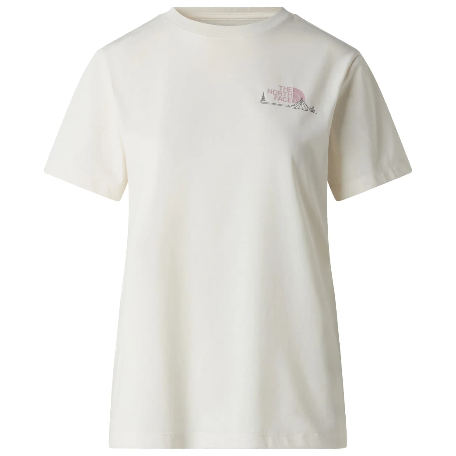 Дамска тениска The north face Women's Monte Short Sleeve Graphic Tee T-shirt - White Dune