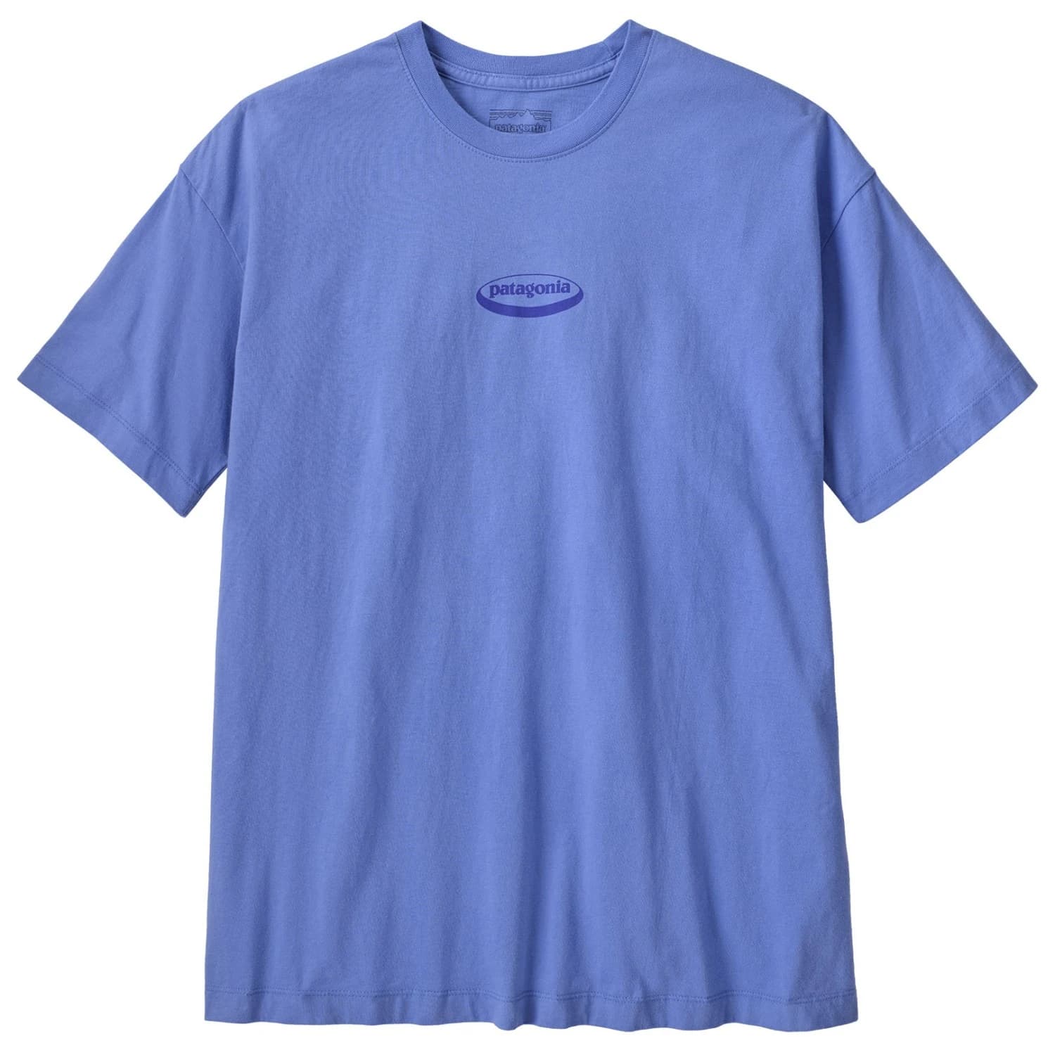 Дамска тениска Patagonia Women's 95 Oval Logo Oversized T-Shirt - Diver Blue