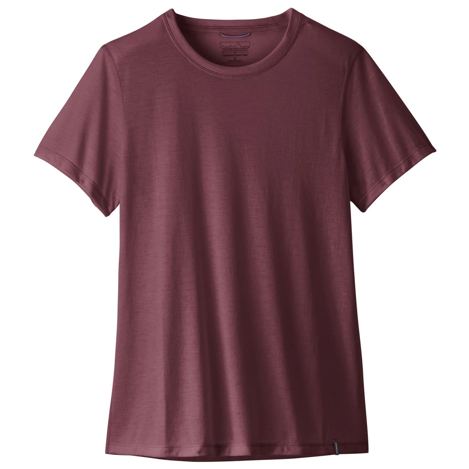 Дамска спортна тениска Patagonia Women's Cap Cool Trail Shirt Sport shirt - Berry Fig