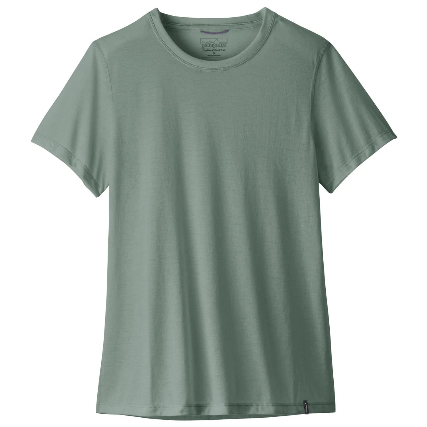 Дамска спортна тениска Patagonia Women's Cap Cool Trail Shirt Sport shirt - Cover Green