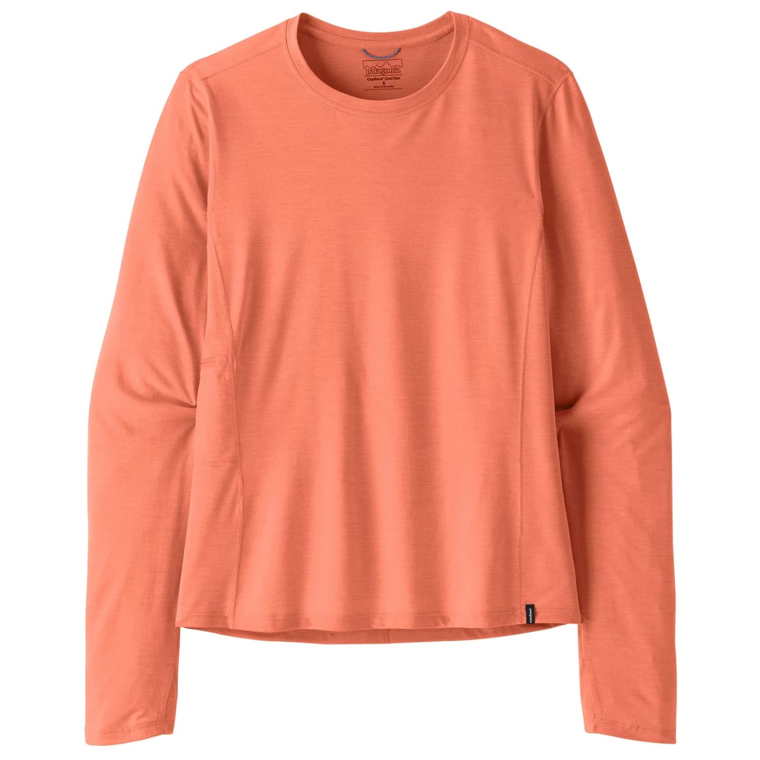 Дамска спортна тениска Patagonia Women's L/S Cap Cool Sun Shirt Sport shirt - Mellow Melon / Peach Sherbet X-Dye