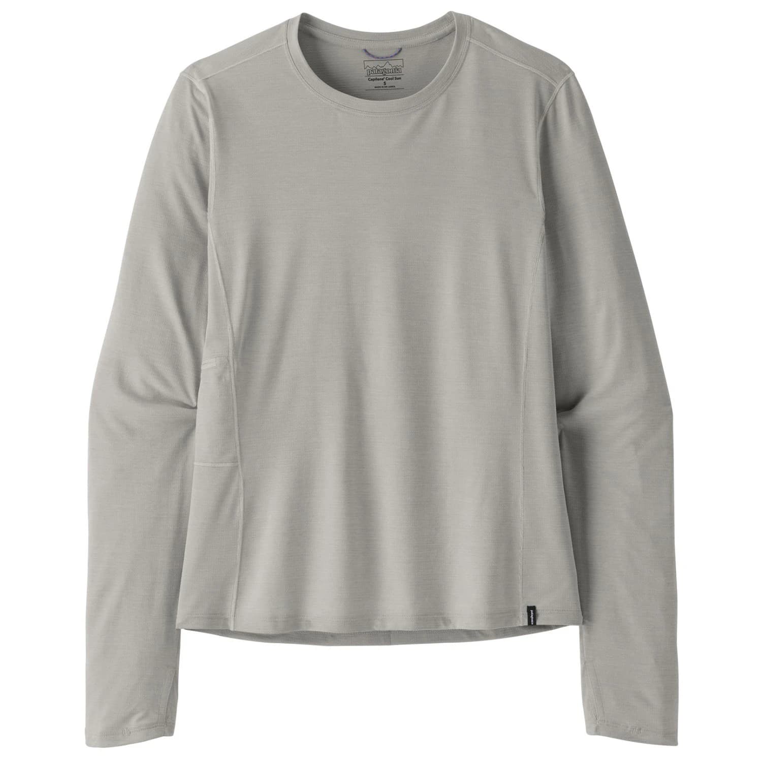 Дамска спортна тениска Patagonia Women's L/S Cap Cool Sun Shirt Sport shirt - Crisp Grey / Salt Grey X-Dye