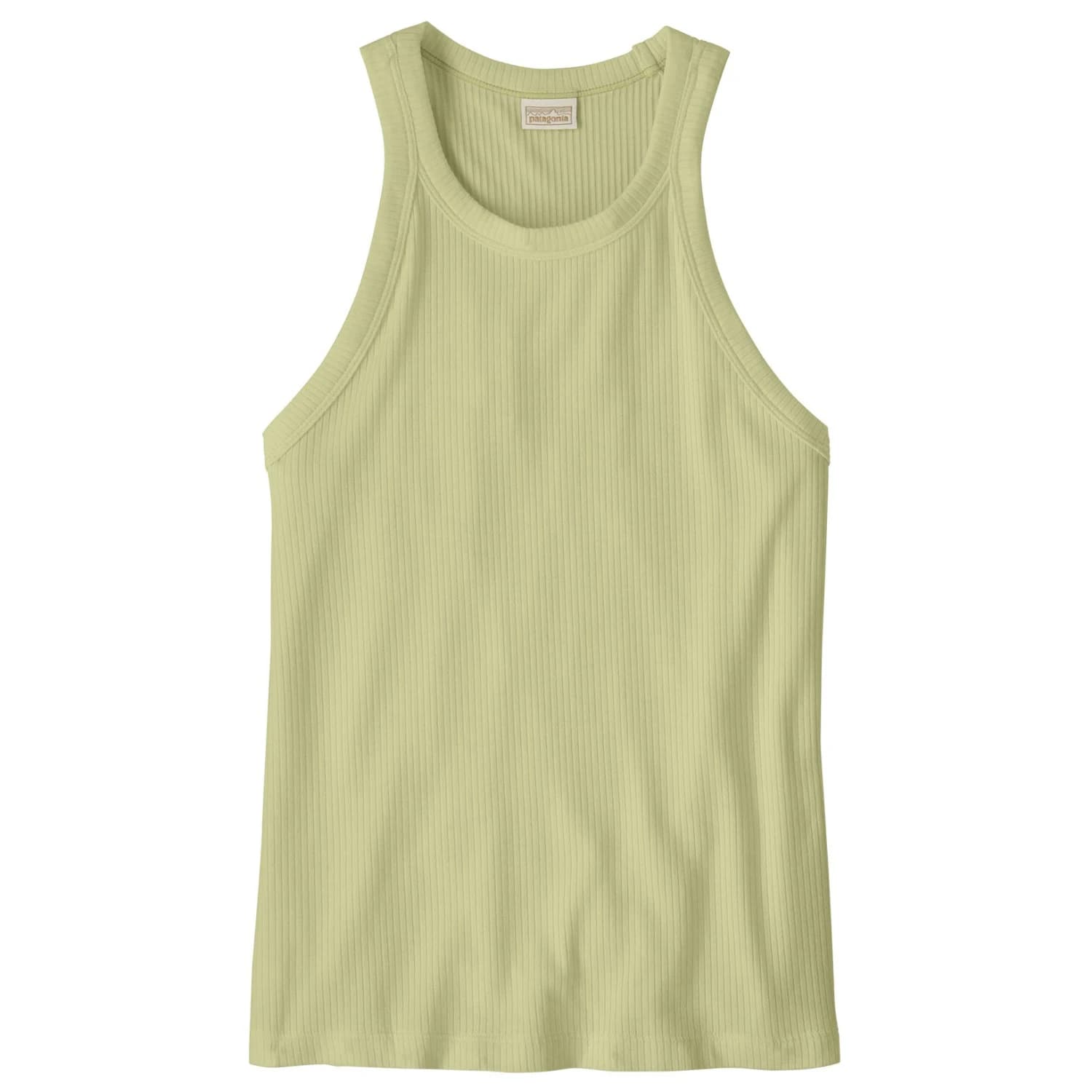 Дамски потник с широка презрамка Patagonia Women's Rib Knit Tank Tank top - Lichen Green