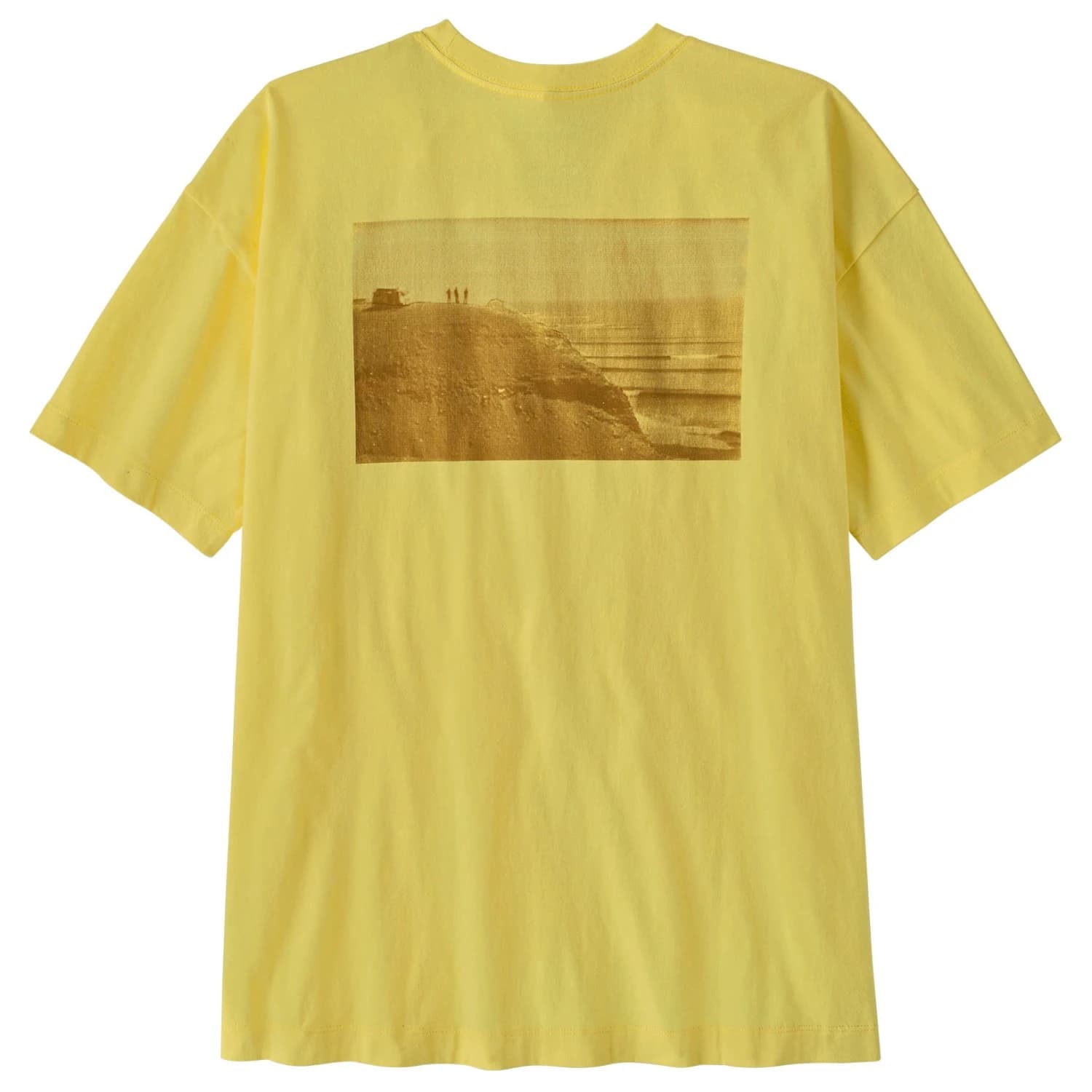 Дамска тениска Patagonia Women's Water People Spotter Oversized T-Shirt - Lemon Zest