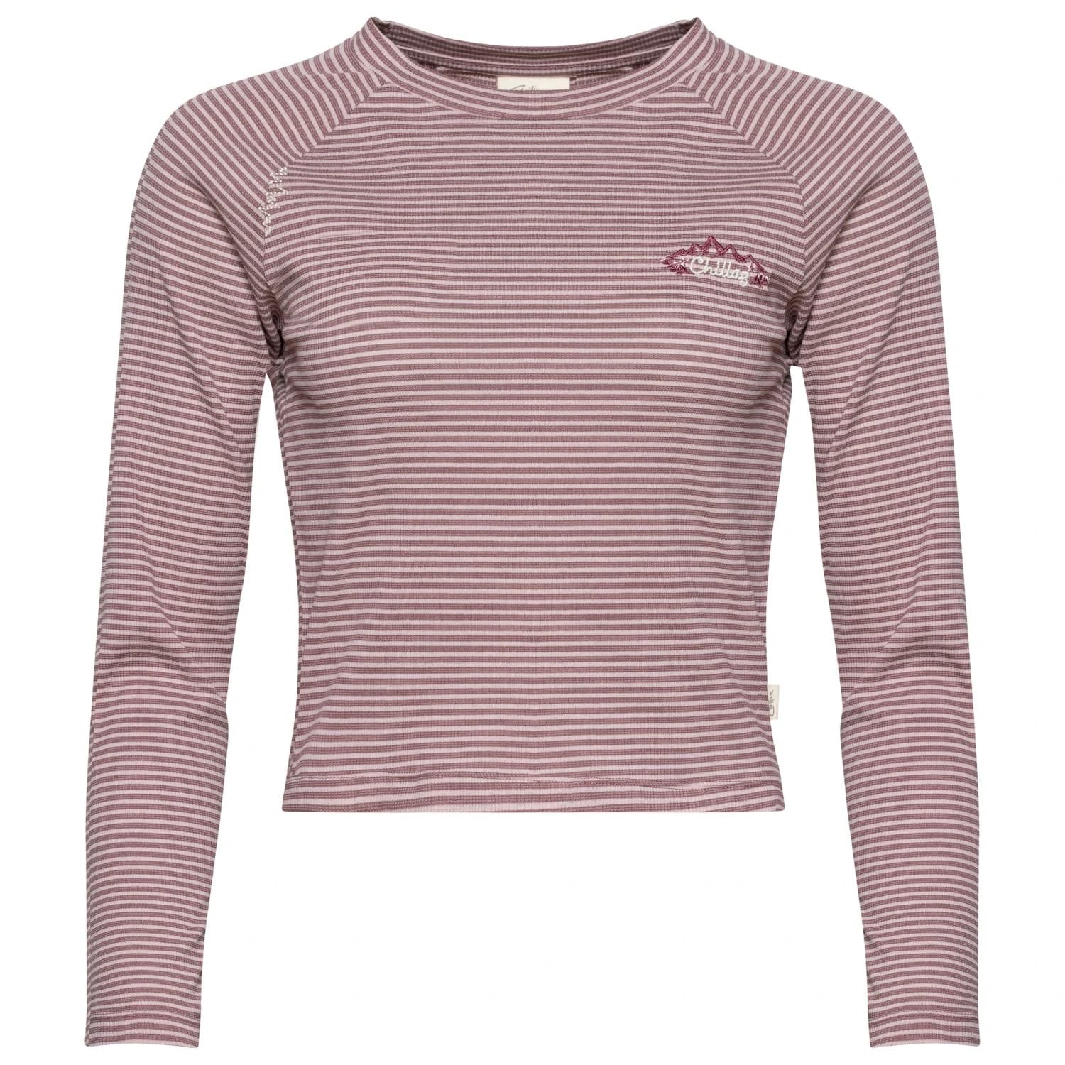 Дамска блуза с дълъг ръкав Chillaz Women's Gröden Mountain Flower Longsleeve - Dusty Rose