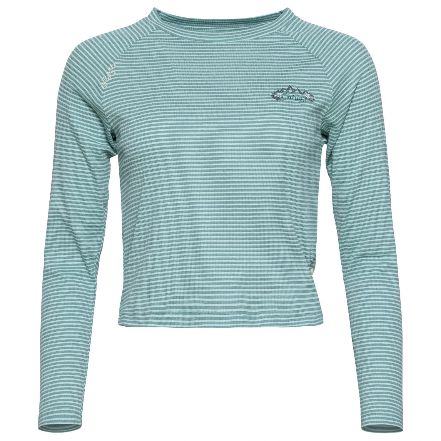 Дамска блуза с дълъг ръкав Chillaz Women's Gröden Mountain Flower Longsleeve - Mint