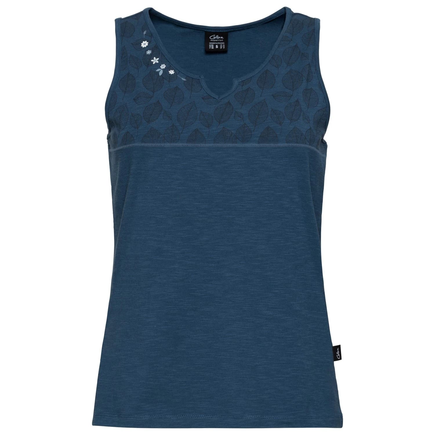 Дамски топ Chillaz Women's Korfu Leaves Top - Dark Blue