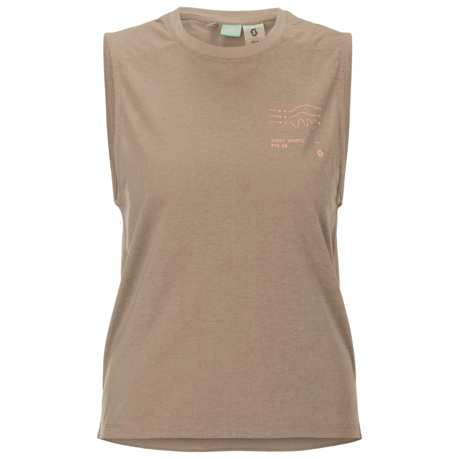 Дамски топ Scott Women's Tank Vertic Dri Top - Toast Beige