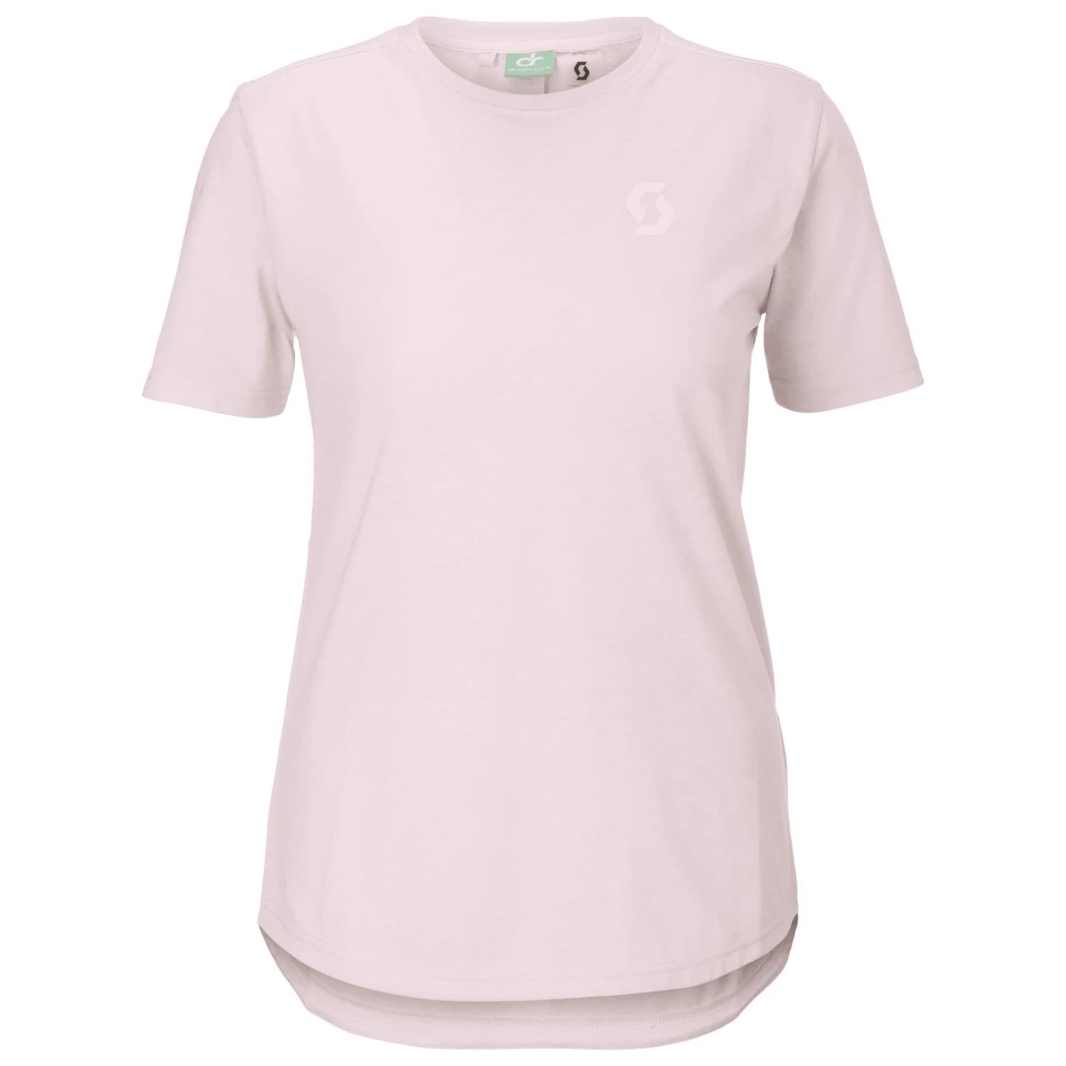 Дамска спортна тениска Scott Women's Tee Vertic Dri S/S Sport shirt - Bliss Pink / Cotton White