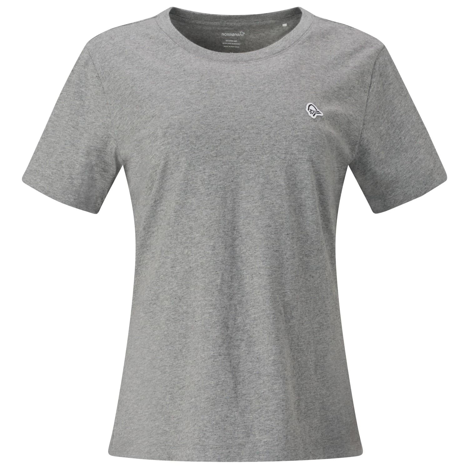 Дамска тениска Norrøna Women's /29 Cotton Viking Patch T-Shirt - Grey Melange