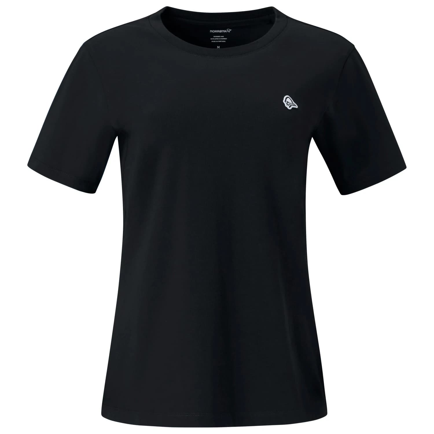Дамска тениска Norrøna Women's /29 Cotton Viking Patch T-Shirt - Caviar Black