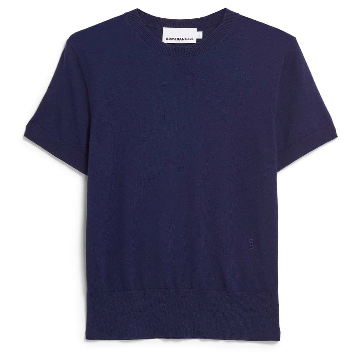 Дамска тениска ARMEDANGELS Women's Fine S SL Knit Sweater Jumper - Tinted Navy