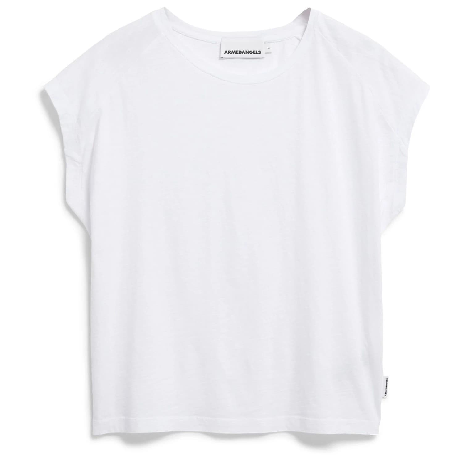 Дамска тениска Armedangels Women's Slub Jersey T-shirt - White