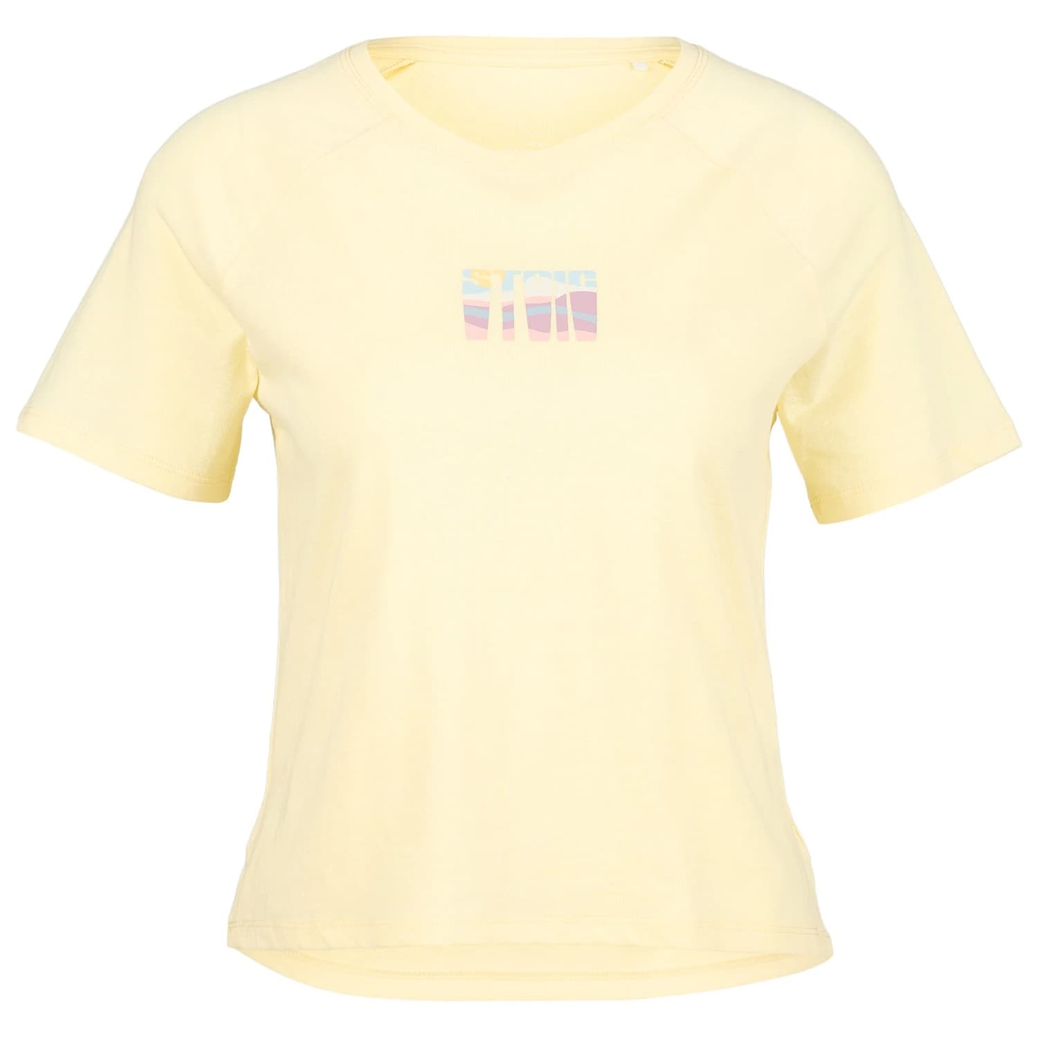 Дамска тениска Stoic Women's Hemp30 UtbySt. Crop Tee T-shirt - Soft Yellow