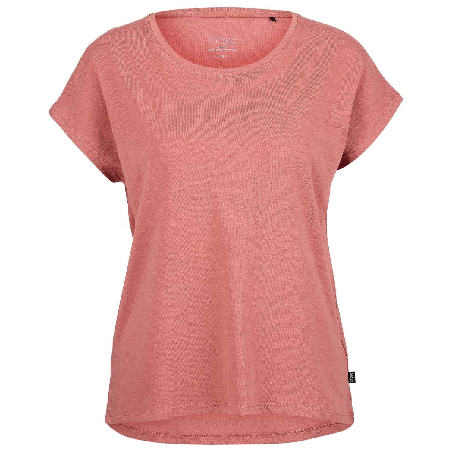 Дамска тениска Stoic Women's Hemp30 UtbySt. Loose Tee T-shirt - Faded Rose