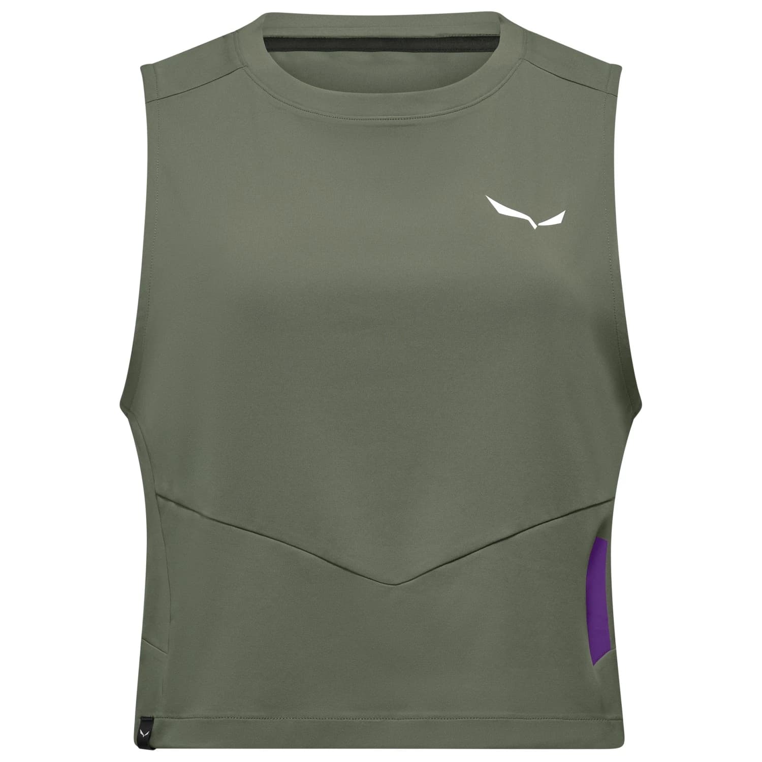 Дамски потник с широка презрамка Salewa Women's Pedroc Dry Light Tank Tank top - Faded Green