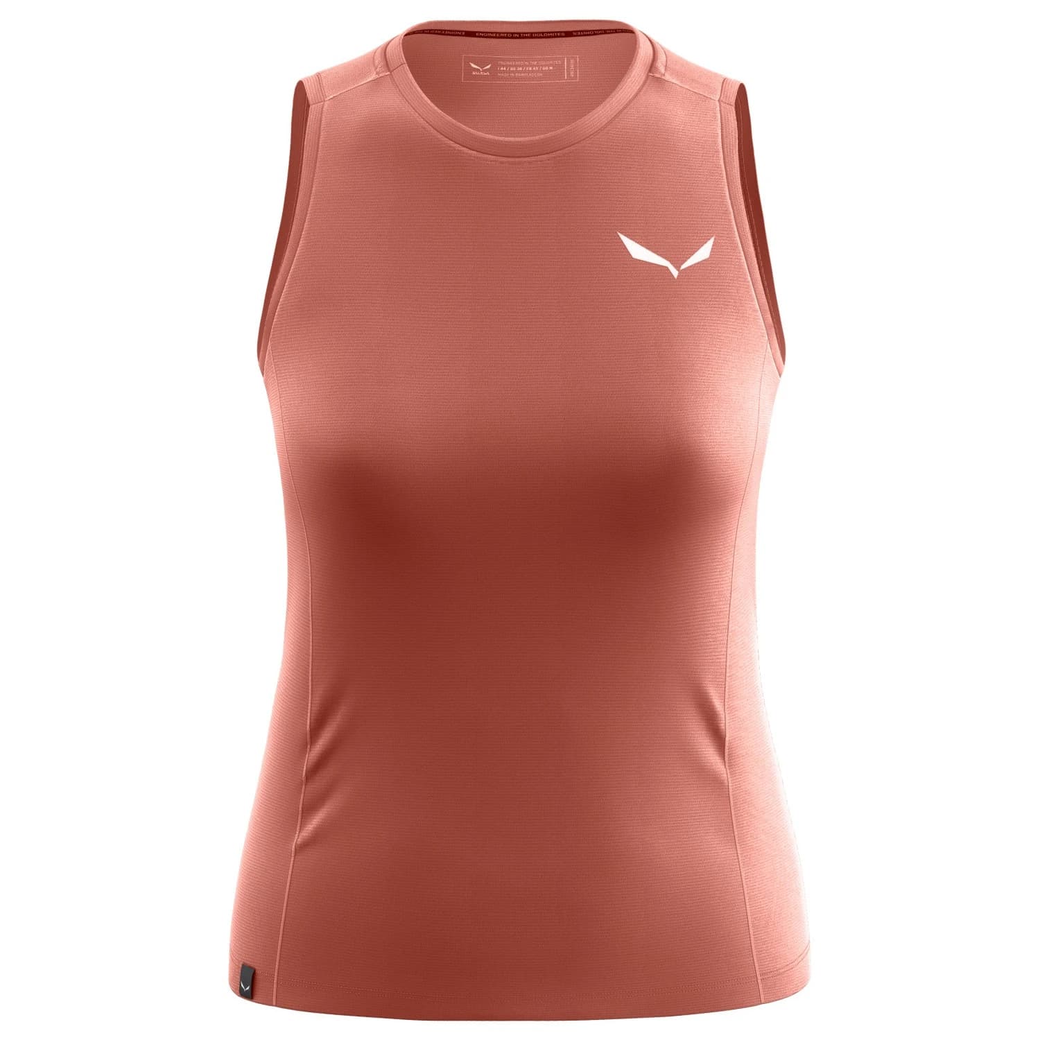 Дамски потник с широка презрамка Salewa Women's Puez Dry Tank Tank top - Etruscan Red