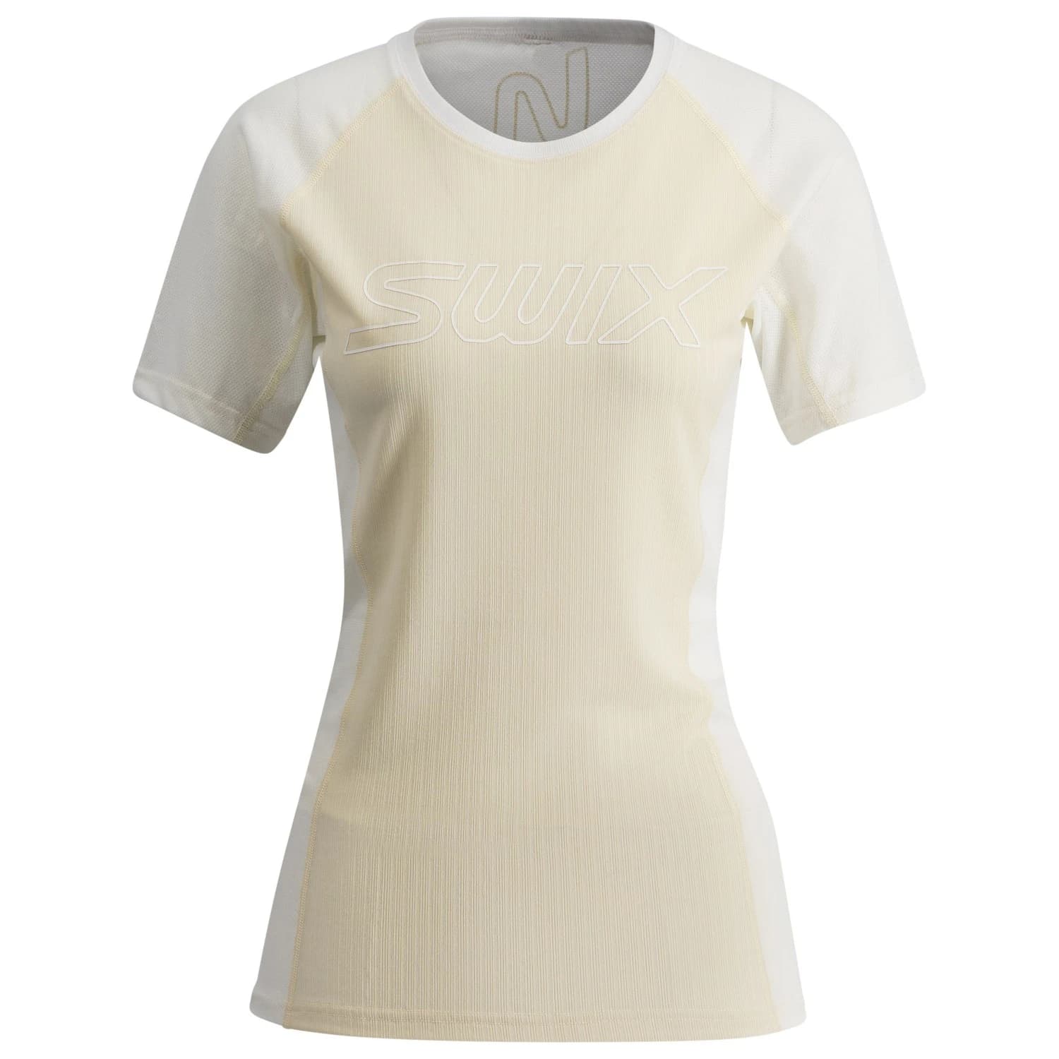 Дамска тениска Swix Women's Racex Light Short Sleeve Running shirt - Chalk