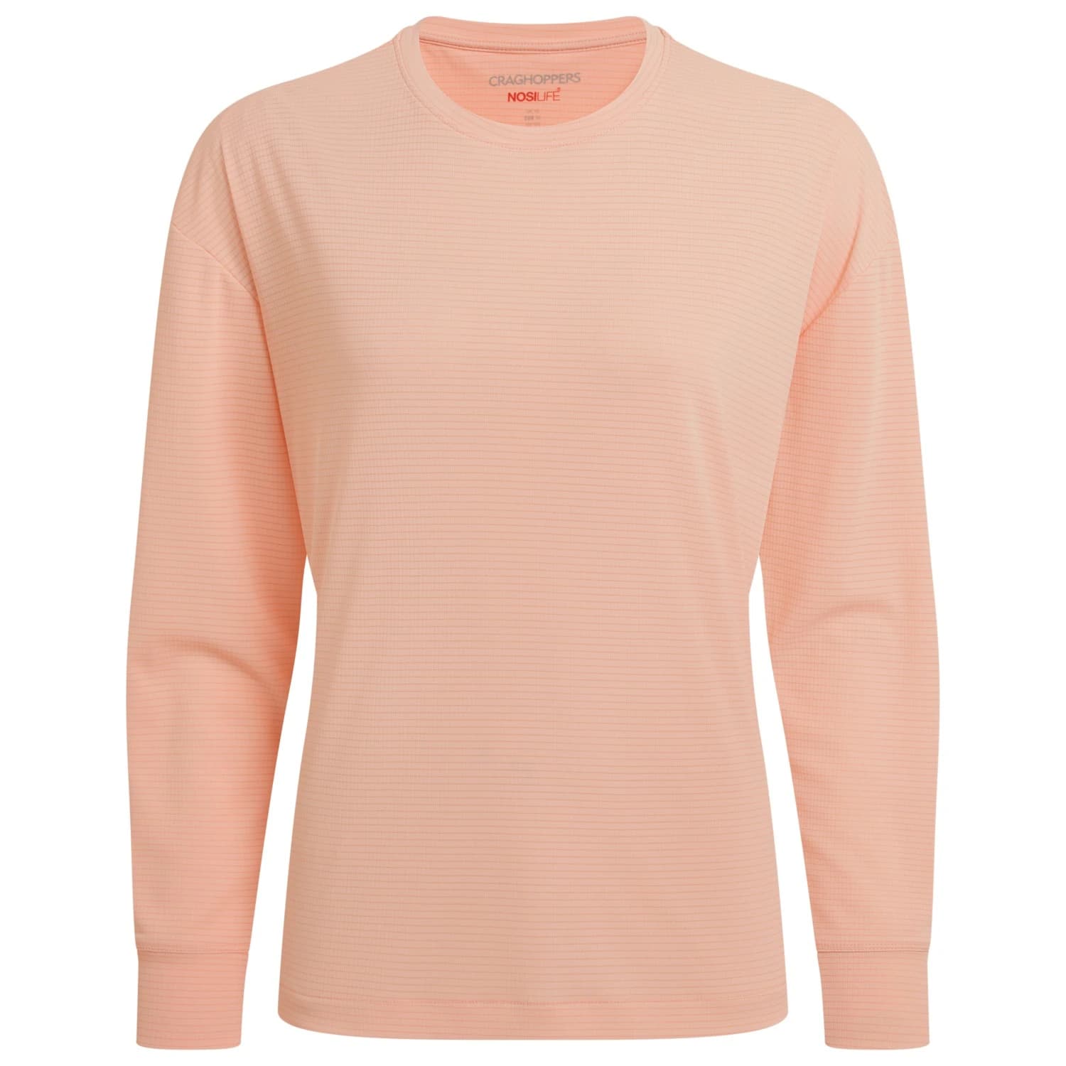 Дамска блуза с дълъг ръкав Craghoppers Women's Nosilife Solarshield+ L/S T-Shirt Longsleeve - Sherbert