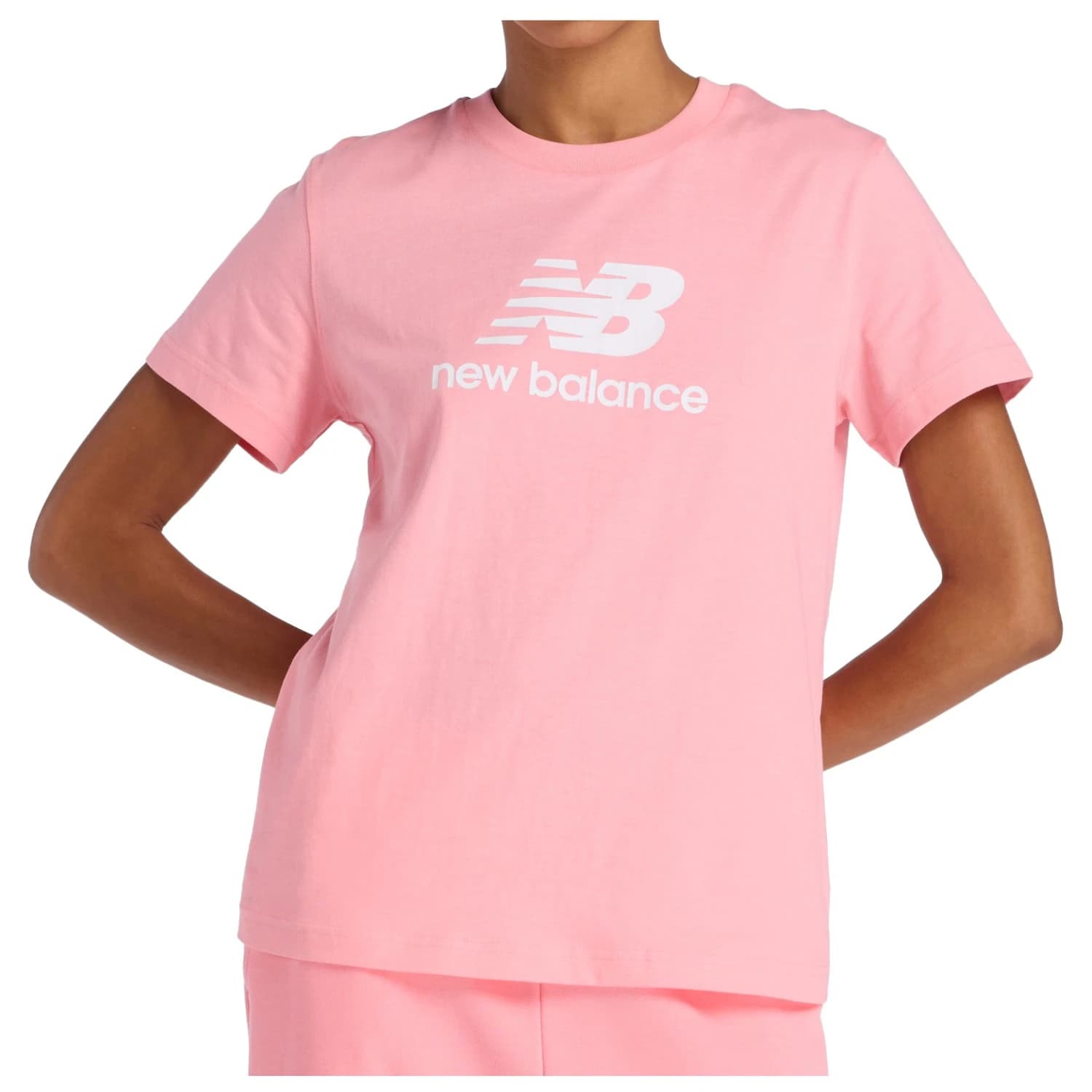 Дамска тениска New Balance Women's Sport Essentials Jersey Logo T-Shirt - Double Bubble