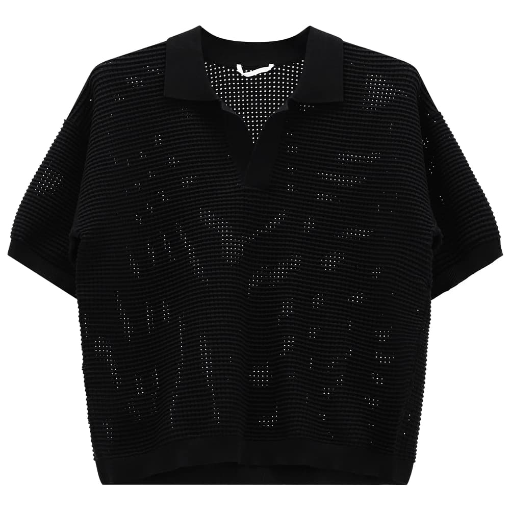 Дамска поло тениска Jeanne Baret Women's Saffron Polo Shirt - Nero