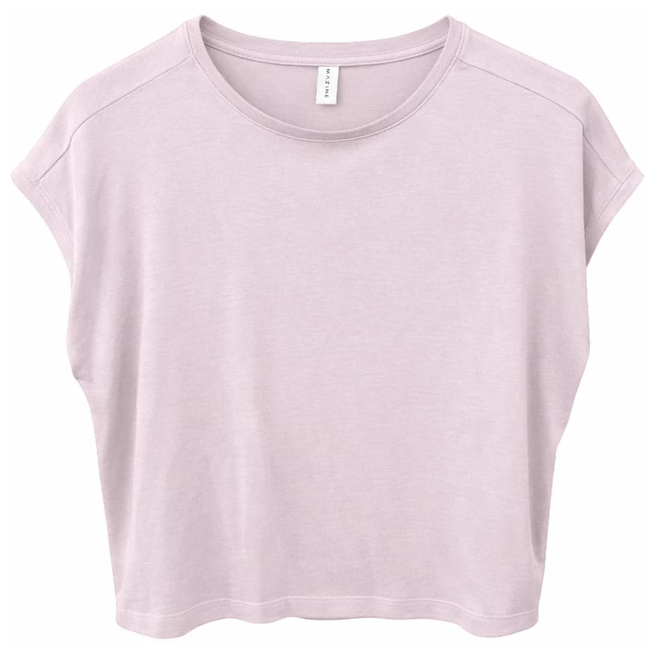 Дамска тениска Mazine Women's Ecovero Viscose Cropped T-Shirt - Pastel Lilac