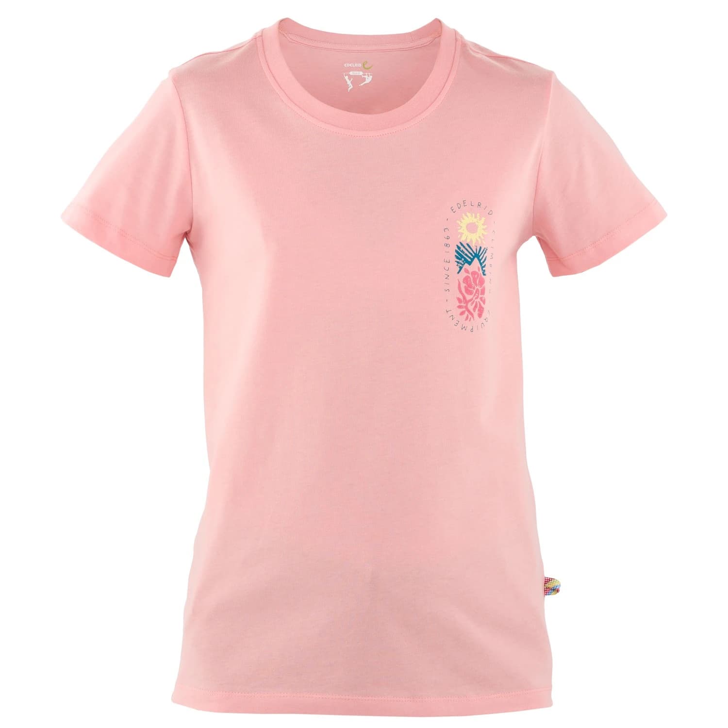 Дамска тениска Edelrid Women's Highball VI T-shirt - Shell Pink