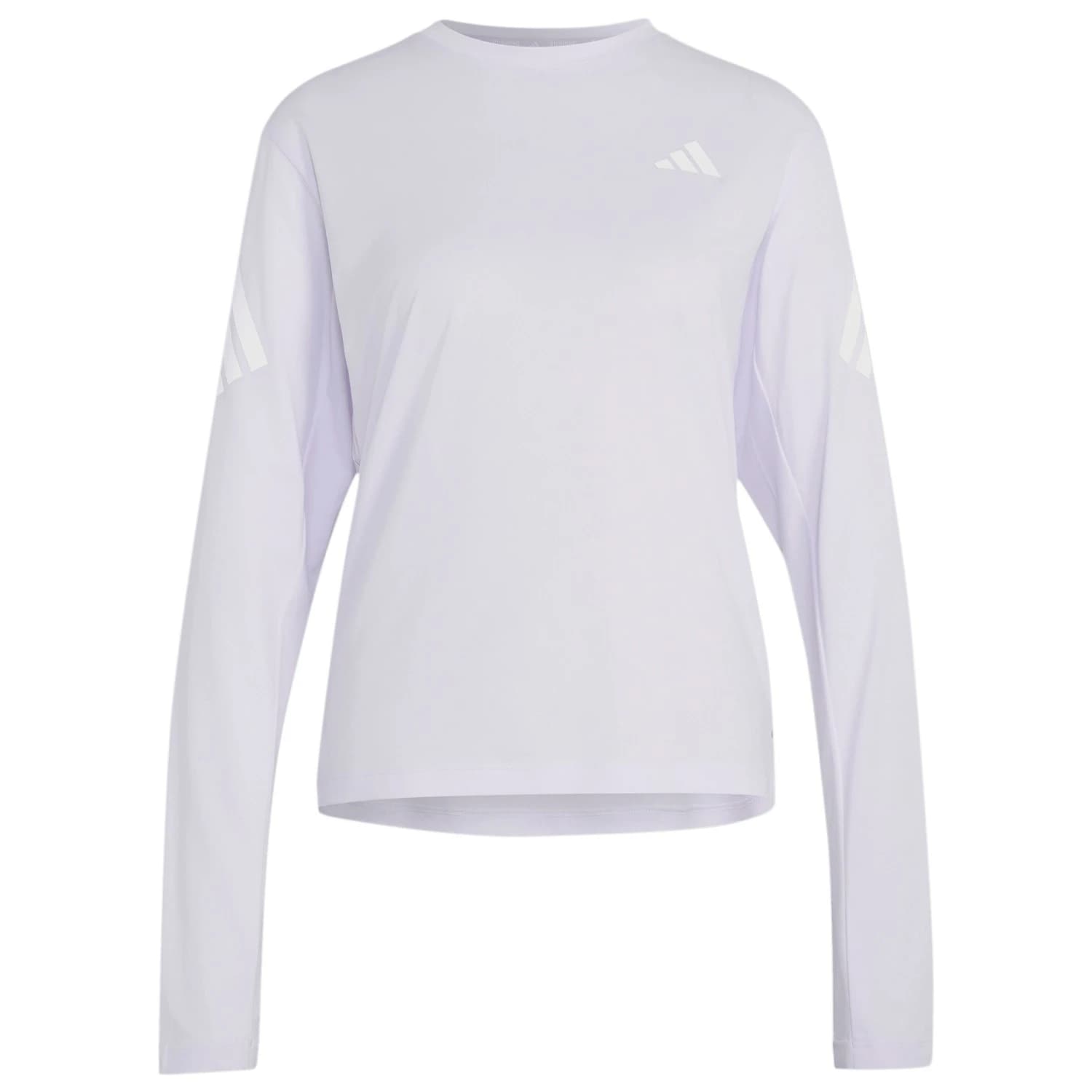 Дамска тениска adidas Women's Adi365 Iconic Stripes L/S Running shirt - Frozen Purple / White