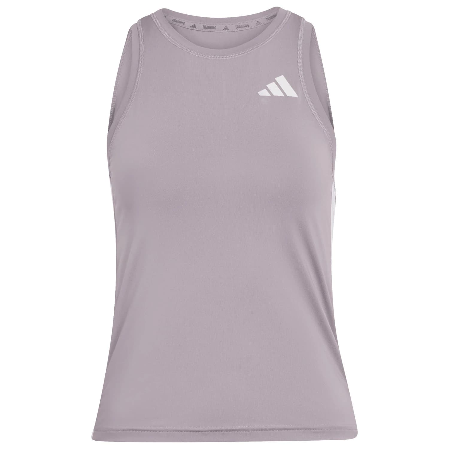 Дамски потник с широка презрамка adidas Women's WE 3-Stripes Tank Tank top - Preloved Fig / White
