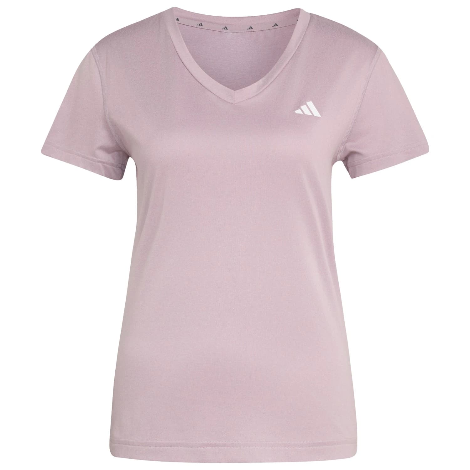 Дамска спортна тениска adidas Women's WE Min V-Neck Tee Sport shirt - Preloved Fig