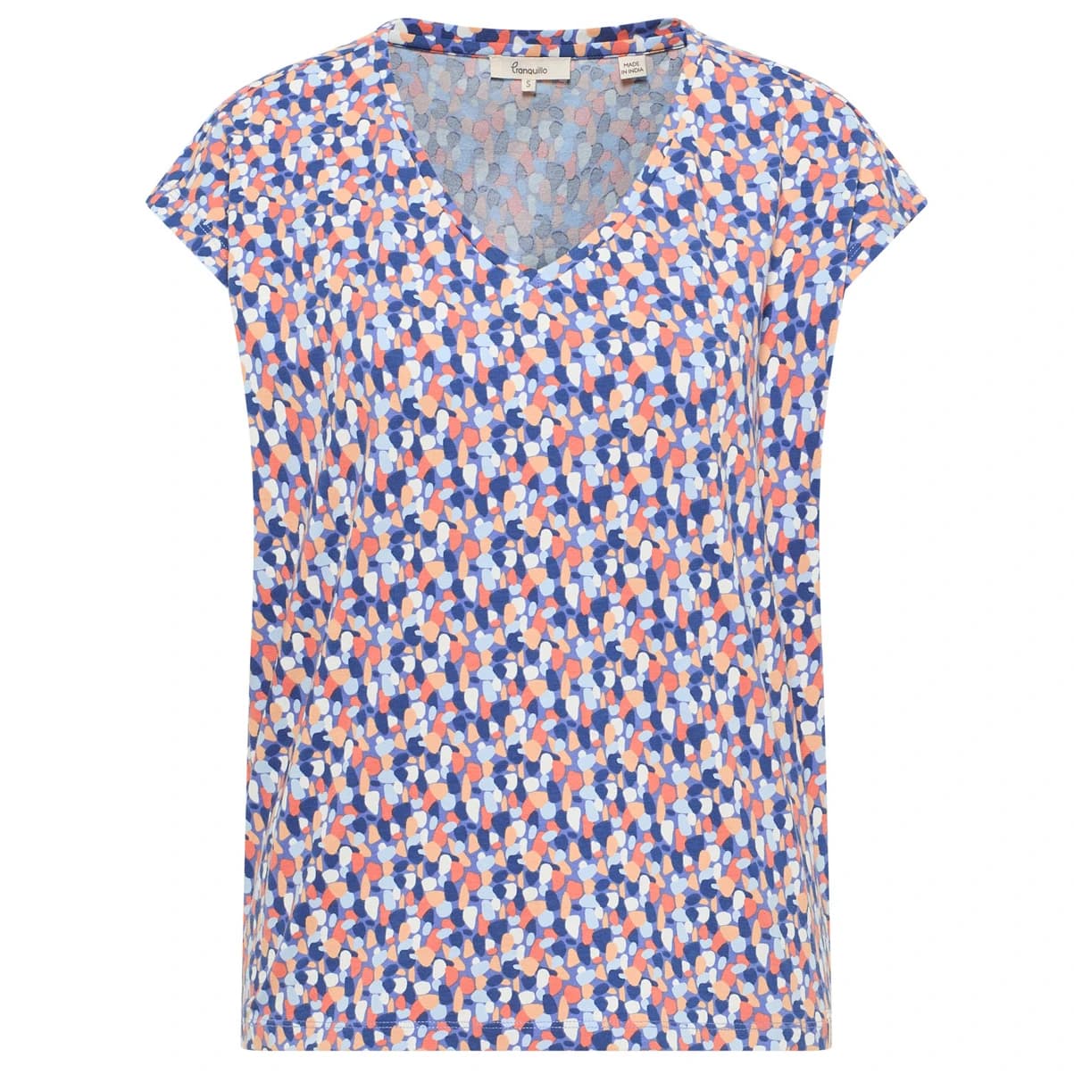 Дамска тениска Tranquillo Women's Jerseyshirt Elliin T-shirt - Pebbles