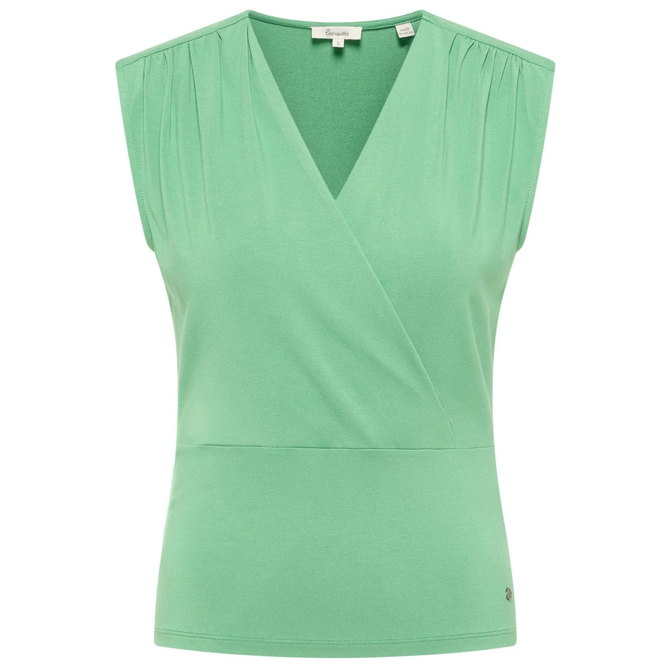 Дамска тениска Tranquillo Women's Jerseytop Jaane T-shirt - Peppermint Green