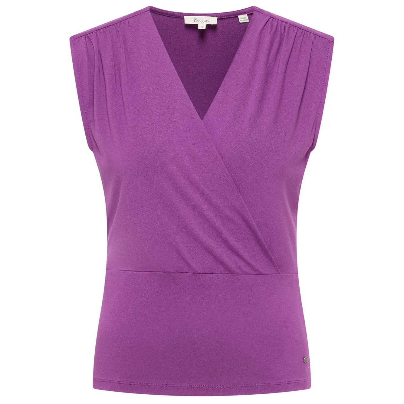 Дамска тениска Tranquillo Women's Jerseytop Jaane T-shirt - Sparkling Grape