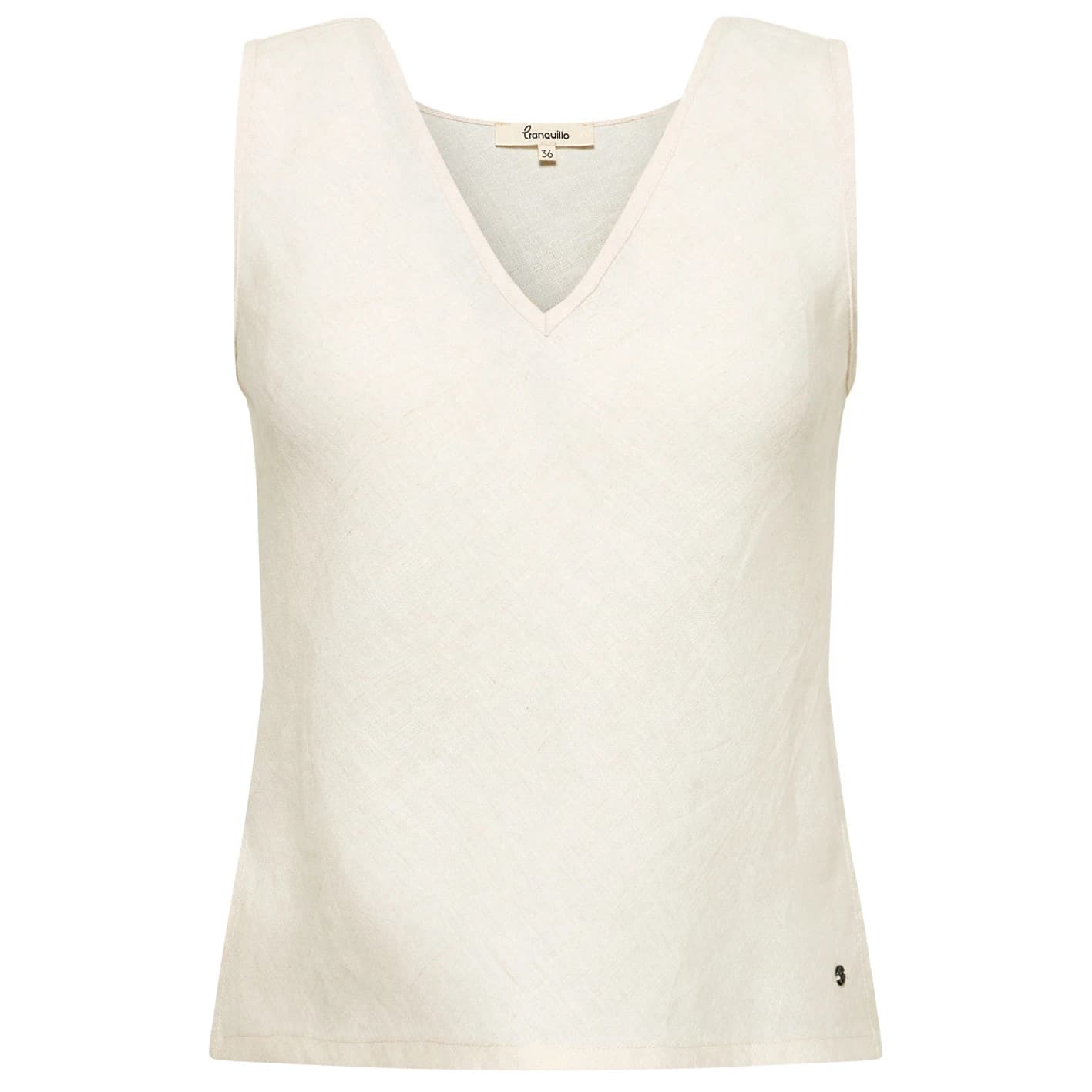 Топ Tranquillo Women's Top Menaa Top - White