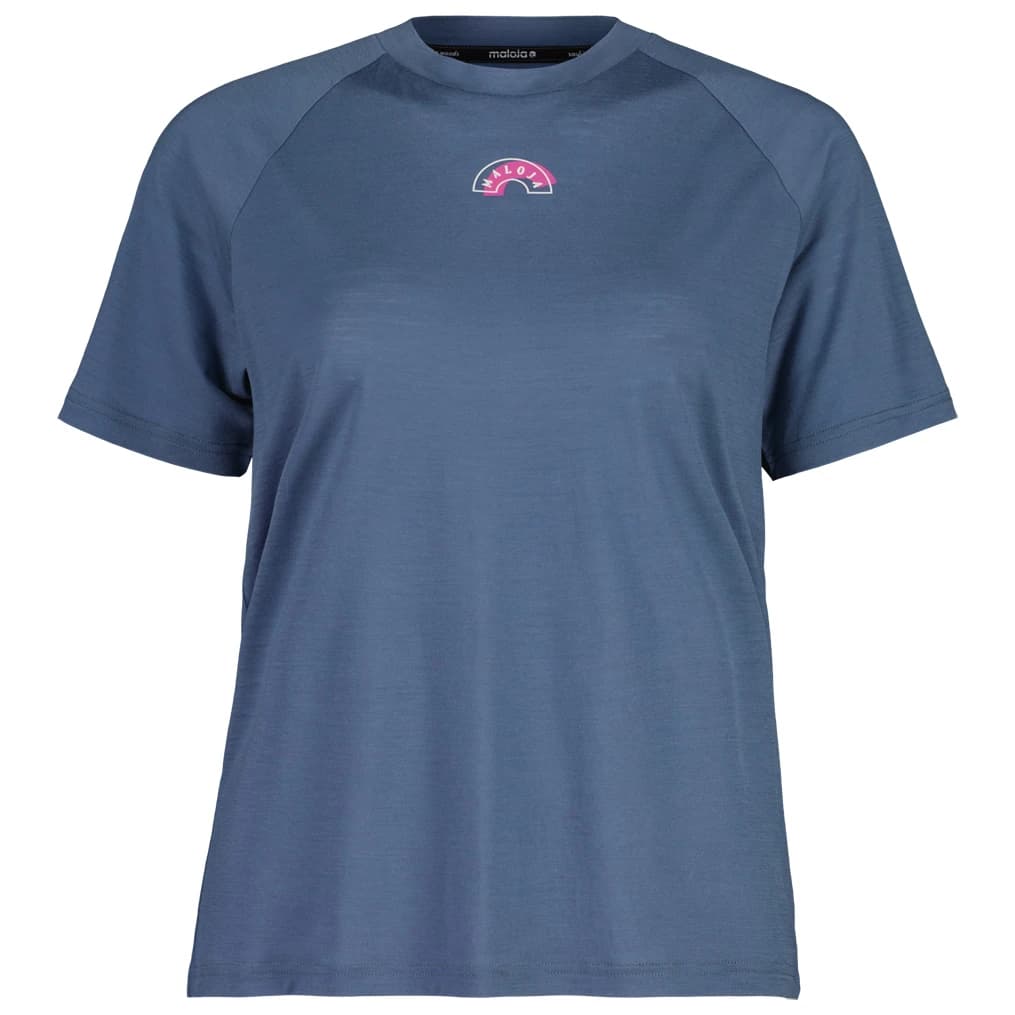 Дамска мериносова блуза Maloja Women's IllingM. Sport shirt - Dusty Blue
