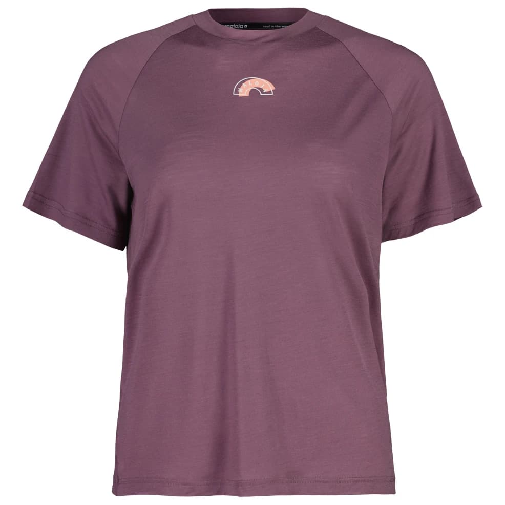 Дамска мериносова блуза Maloja Women's IllingM. Sport shirt - Stormy Lilac