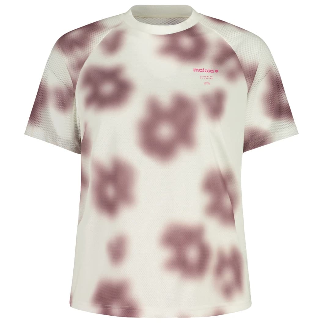 Дамска тениска Maloja Women's LancyM. Running shirt - Shaded White Shadow
