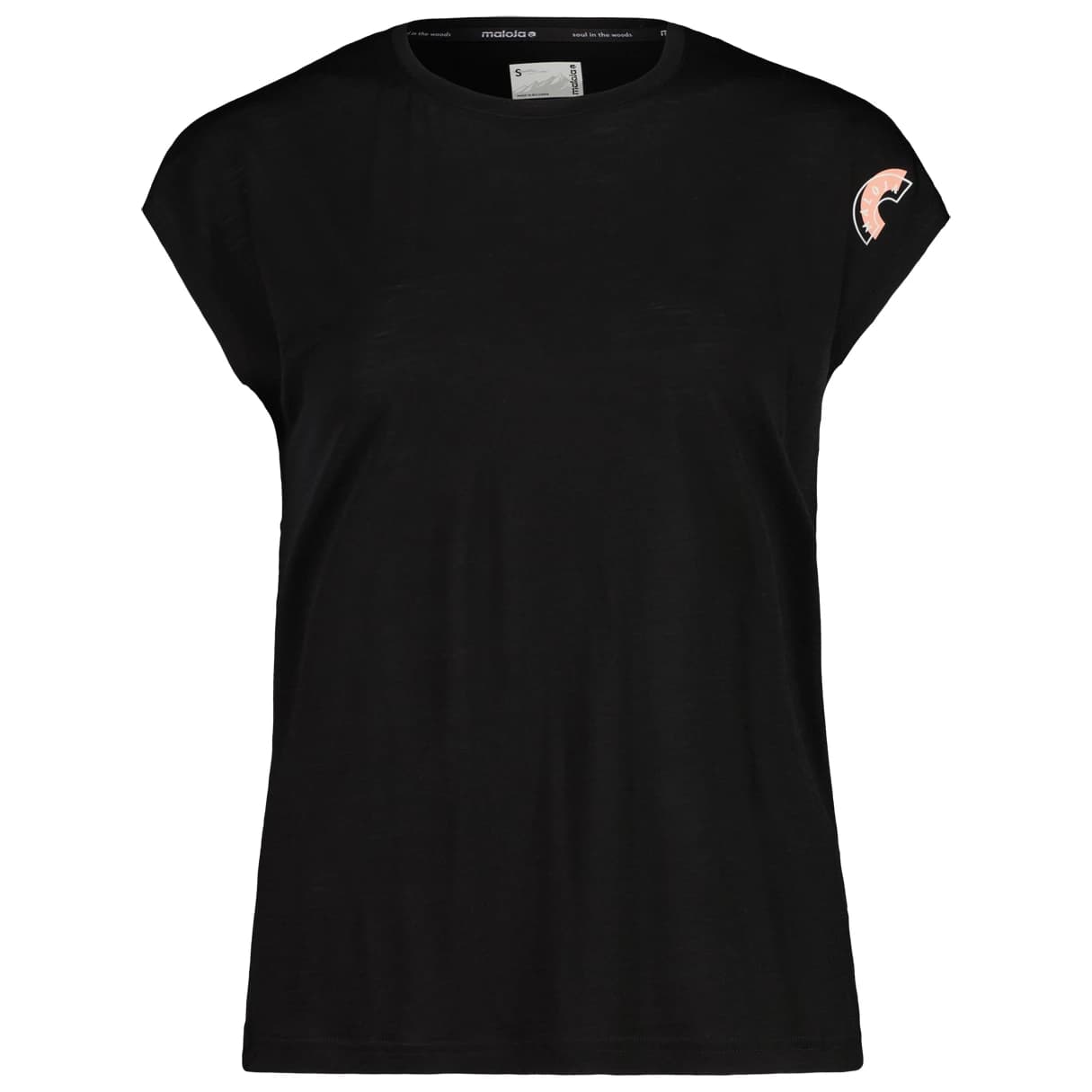 Дамска мериносова блуза Maloja Women's SilsandaM. Sport shirt - Deep Black